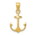 14k Anchor Pendant, 24 x 13 mm