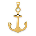 14k Anchor Pendant, 31 x 19 mm