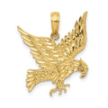 14k Eagle Pendant, 20 x 19 mm