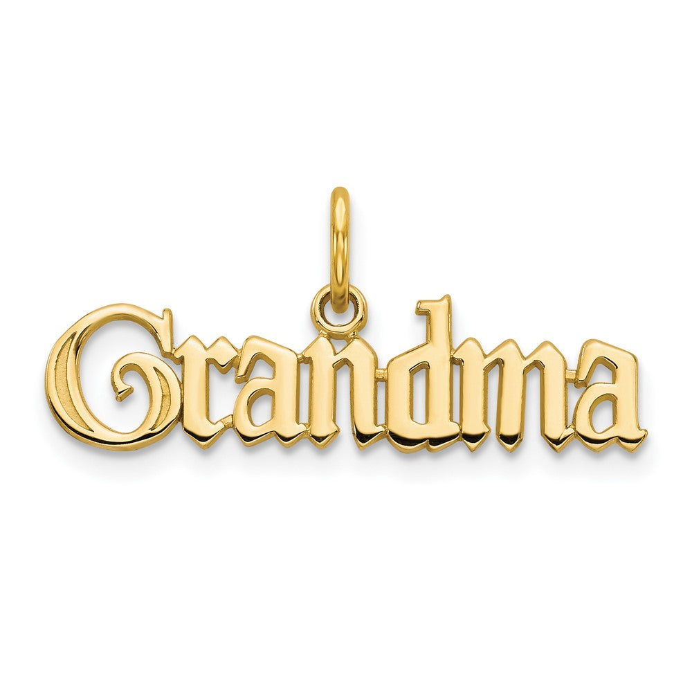 14k GRANDMA Charm, 11 x 25 mm