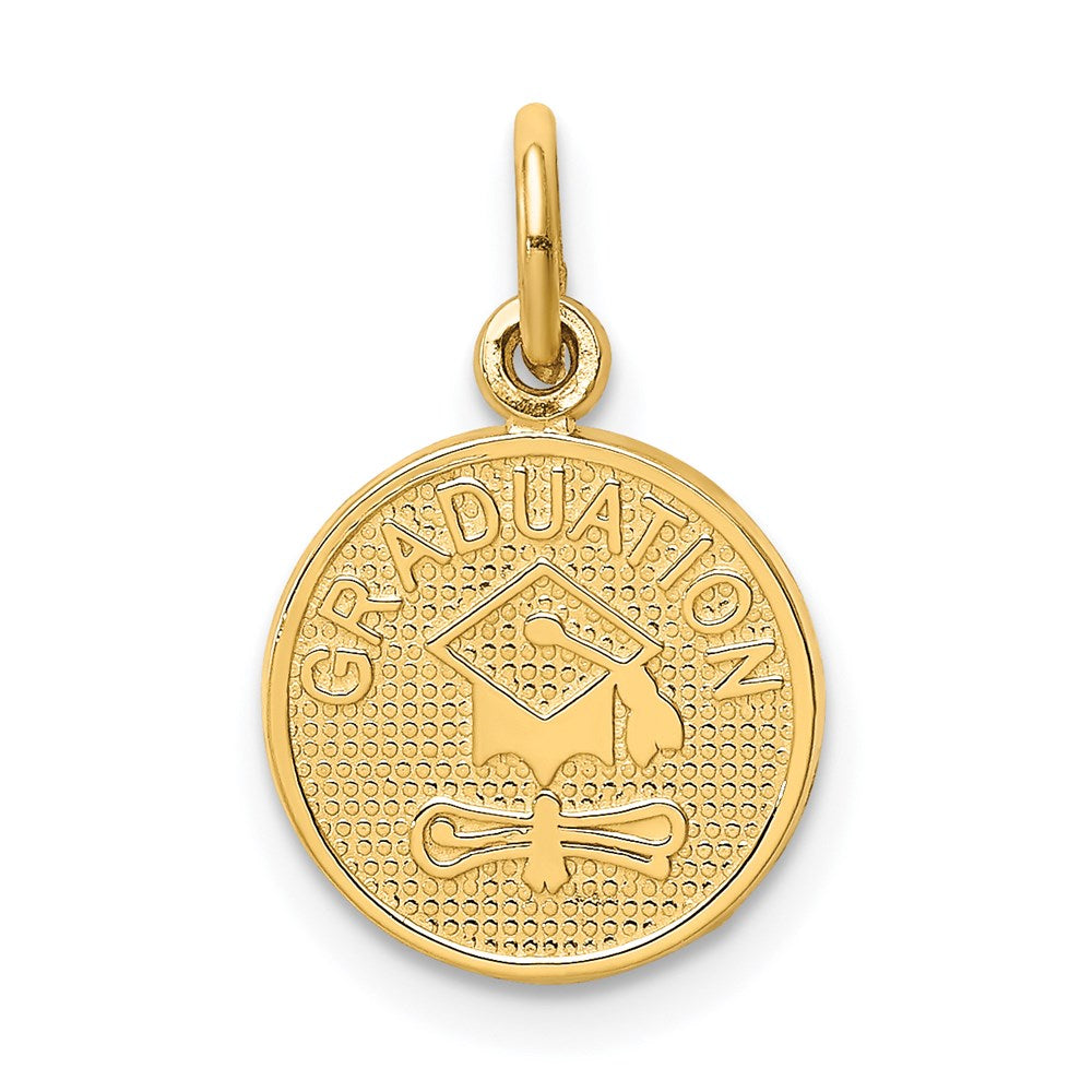 14k Polished GRADUATION Charm, 18 x 12 mm