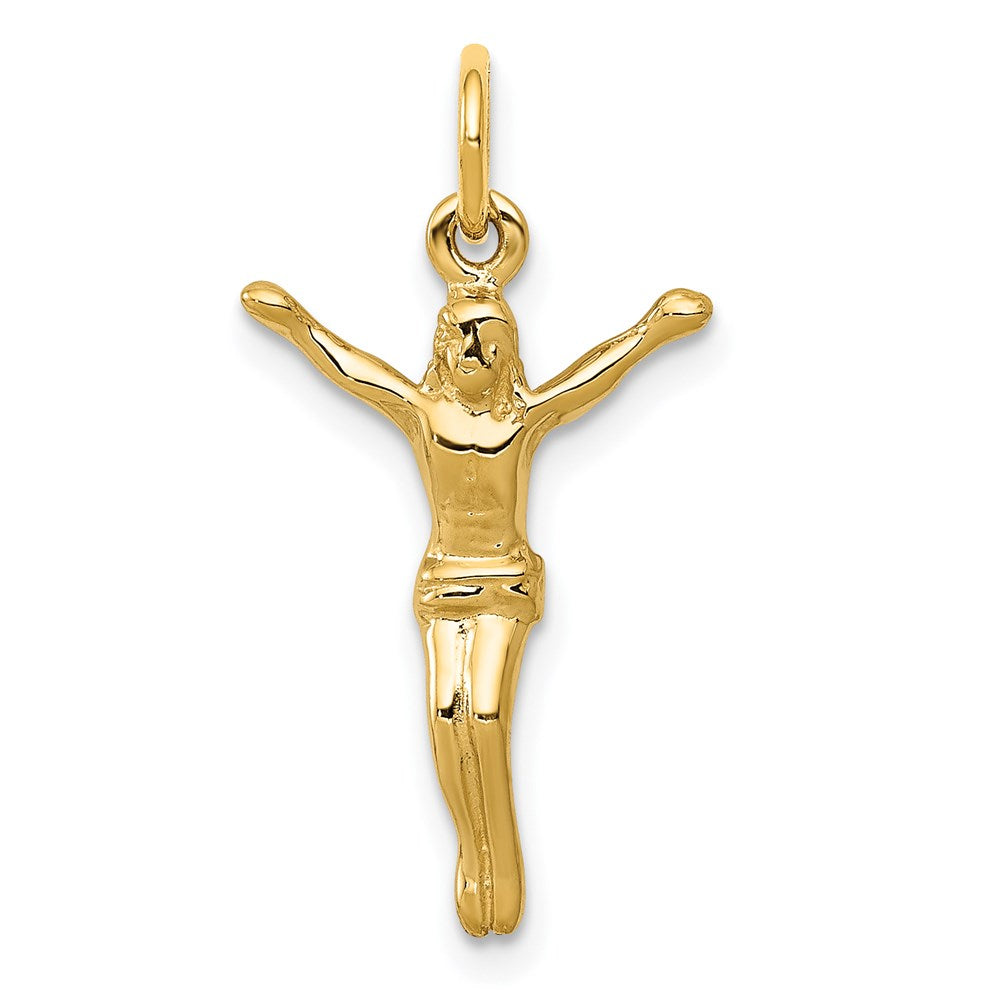 14K Corpus Charm, 24 x 14 mm