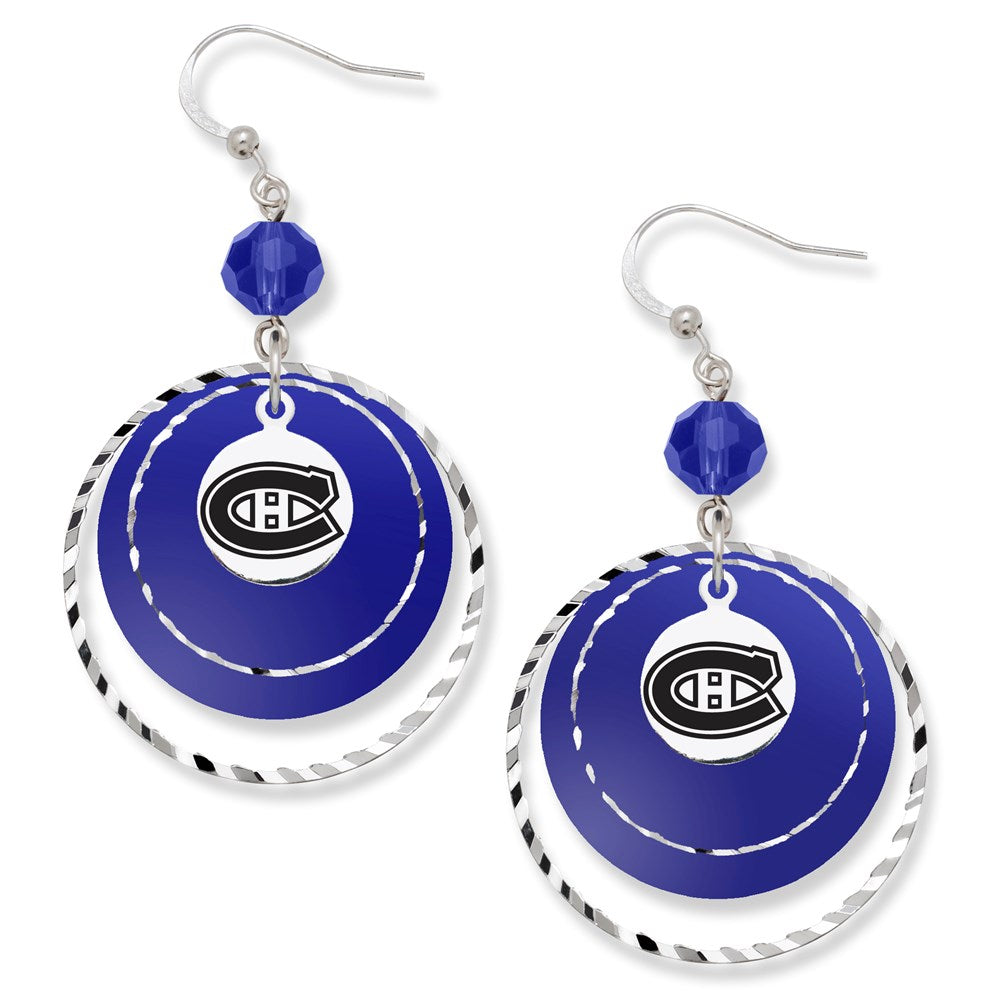 MONTREAL CANADIENS GAME DAY EARRINGS