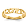 14k LOVE Ring, Size 7
