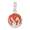 Sterling Silver Crystal Ball Pendant, 0.23 g - ID5S9CP6012-388L7