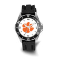 LogoArt Clemson University Collegiate Gents Silicone Strap Quartz Watch