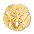 14k Polished Fits up to 8mm on Both Small Sand Dollar Omega Slide, 27 x 27 mm