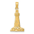 14k Cape May Lighthouse Charm, 23 x 11 mm