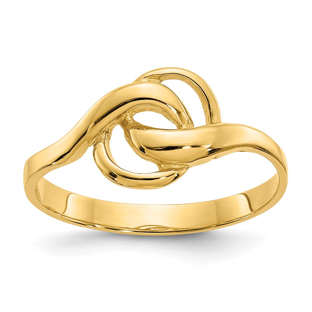 14k Free Form Ring, Size 6