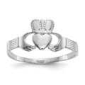 14k White Gold Ladies Claddagh Ring, Size 6, 1.07 g - ID5S9D31098L7