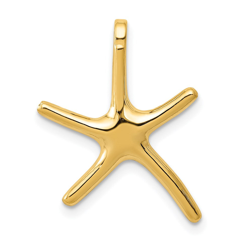 14k Starfish Chain Slide, 20 x 16 mm