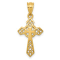 14k Celtic Cross Pendant, 25 x 14 mm