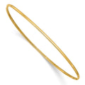 14k Polished 1.50mm Slip-on Round Bangle Bracelet, 7.5 x 1.5 mm