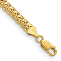 14K 8 inch 5.5mm Solid Miami Cuban Link with Lobster Clasp Bracelet, 8 x 5.5 mm