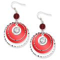 NEW JERSEY DEVILS GAME DAY EARRINGS