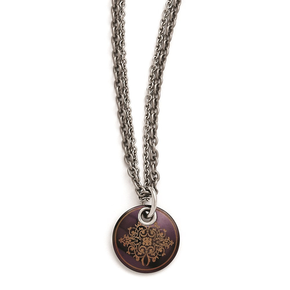 Edward Mirell Black Ti Copper Color Anodized & Sterling Silver w/ 2in ext, 16 mm