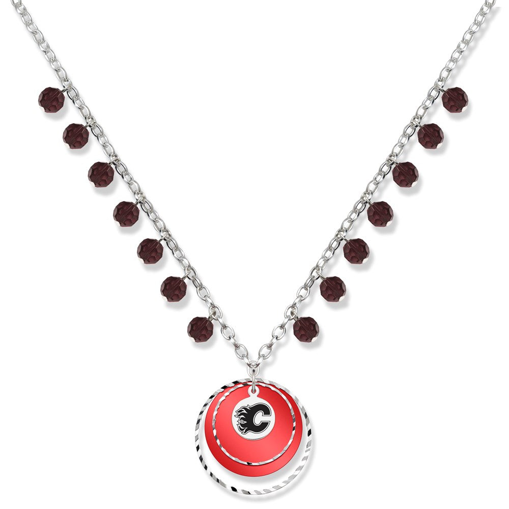 CALGARY FLAMES GAME DAY NECKLACE, Size 21