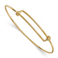 1/20 14K Gold Filled 1.65mm Expandable Bangle Bracelet, 1.65 mm