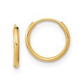 14k Madi K 1x9mm Endless Hoop Earrings, 9 x 9 mm