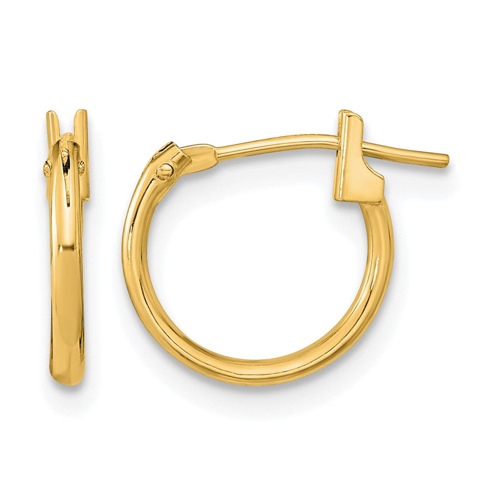 14k Madi K 11mm Hoop Earrings, 11 x 11 mm