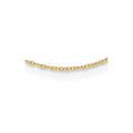 14k Madi K Childs 15 inch Rope Chain, 13 mm