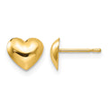 14k Madi K 7.00mm Heart Childrens Post Earrings, 7 x 7 mm, 0.19 g