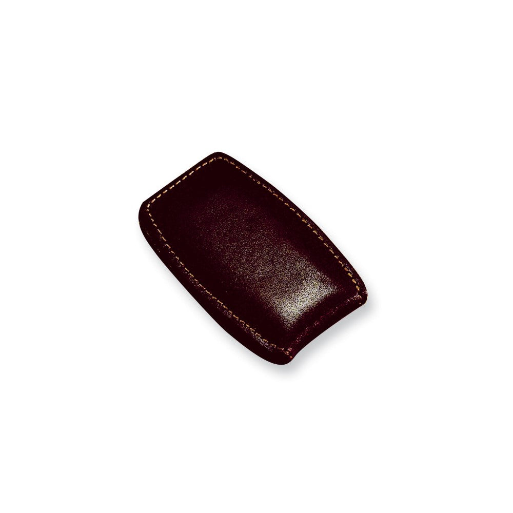 Brown Leather Magnetic Money Clip