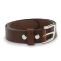 Brown Leather 42 Inch Smooth Leather Belt
