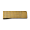 Antique Brass Etched Design Money Clip
