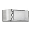 Silver-tone Hinged Money Clip
