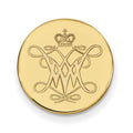 Sterling Silver Gold-plated LogoArt College of William and Mary Lapel Pin