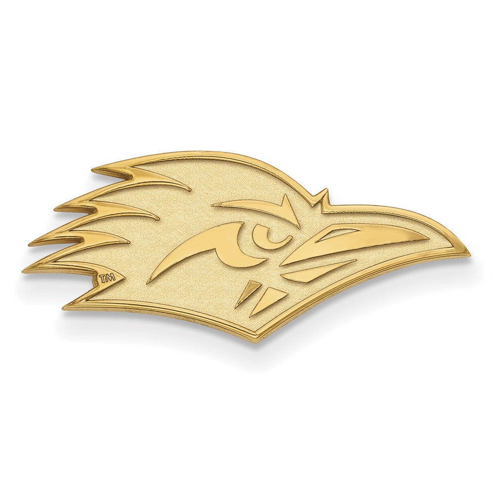 Sterling Silver Gold-plated LogoArt University of Texas at San Antonio Roadrunner Lapel Pin