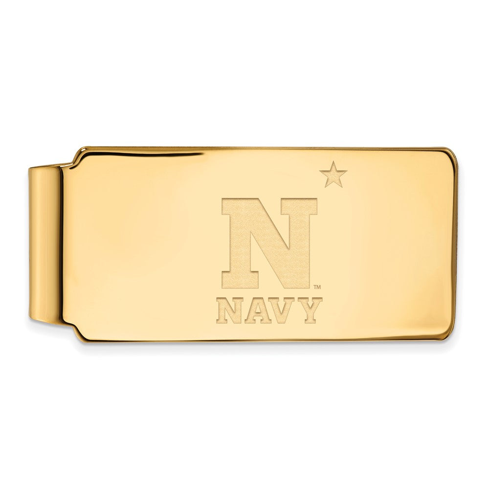 10k Gold LogoArt US Naval Academy Money Clip