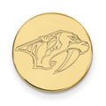 14k Gold NHL LogoArt Nashville Predators Lapel Pin