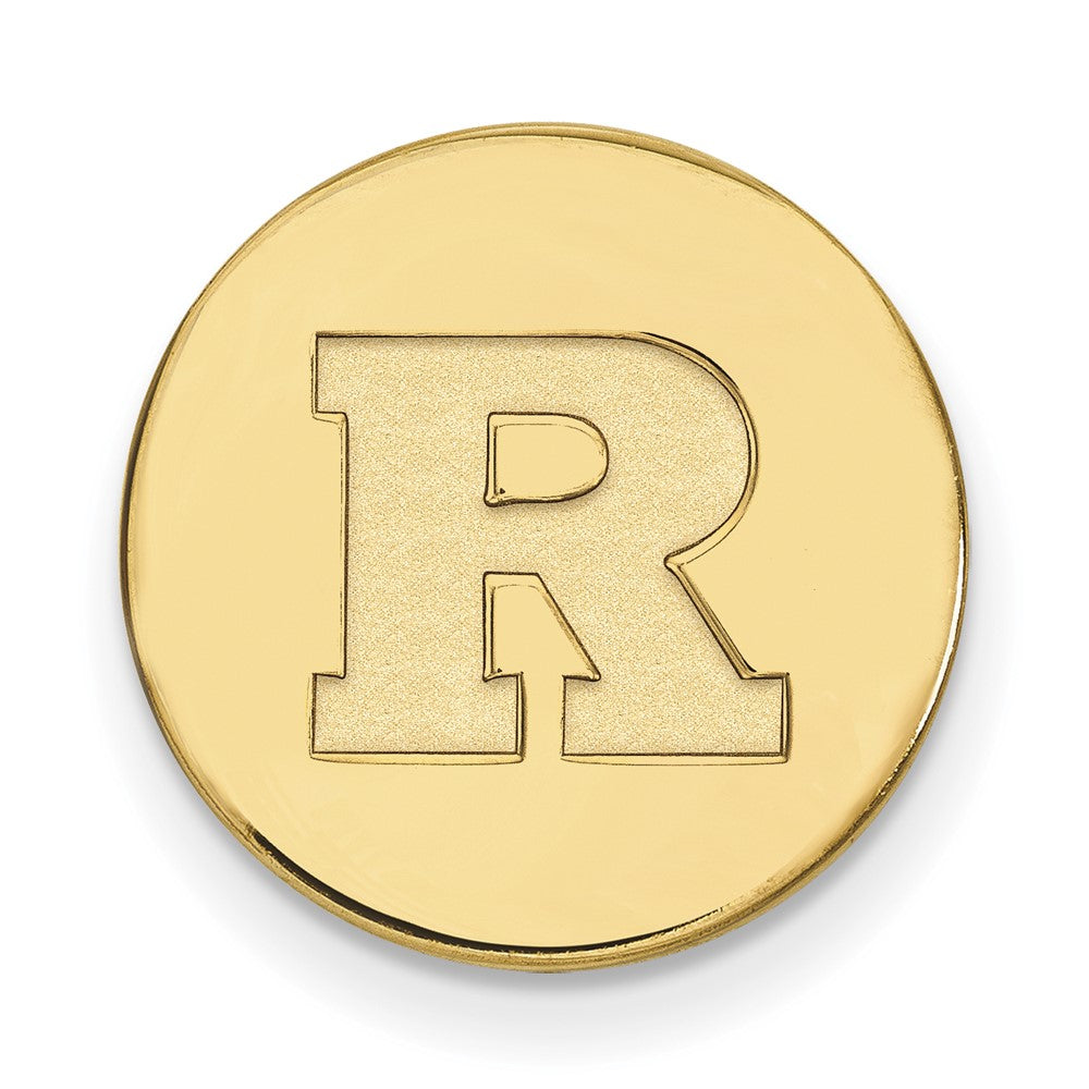 14k Gold LogoArt Rutgers University Letter R Lapel Pin