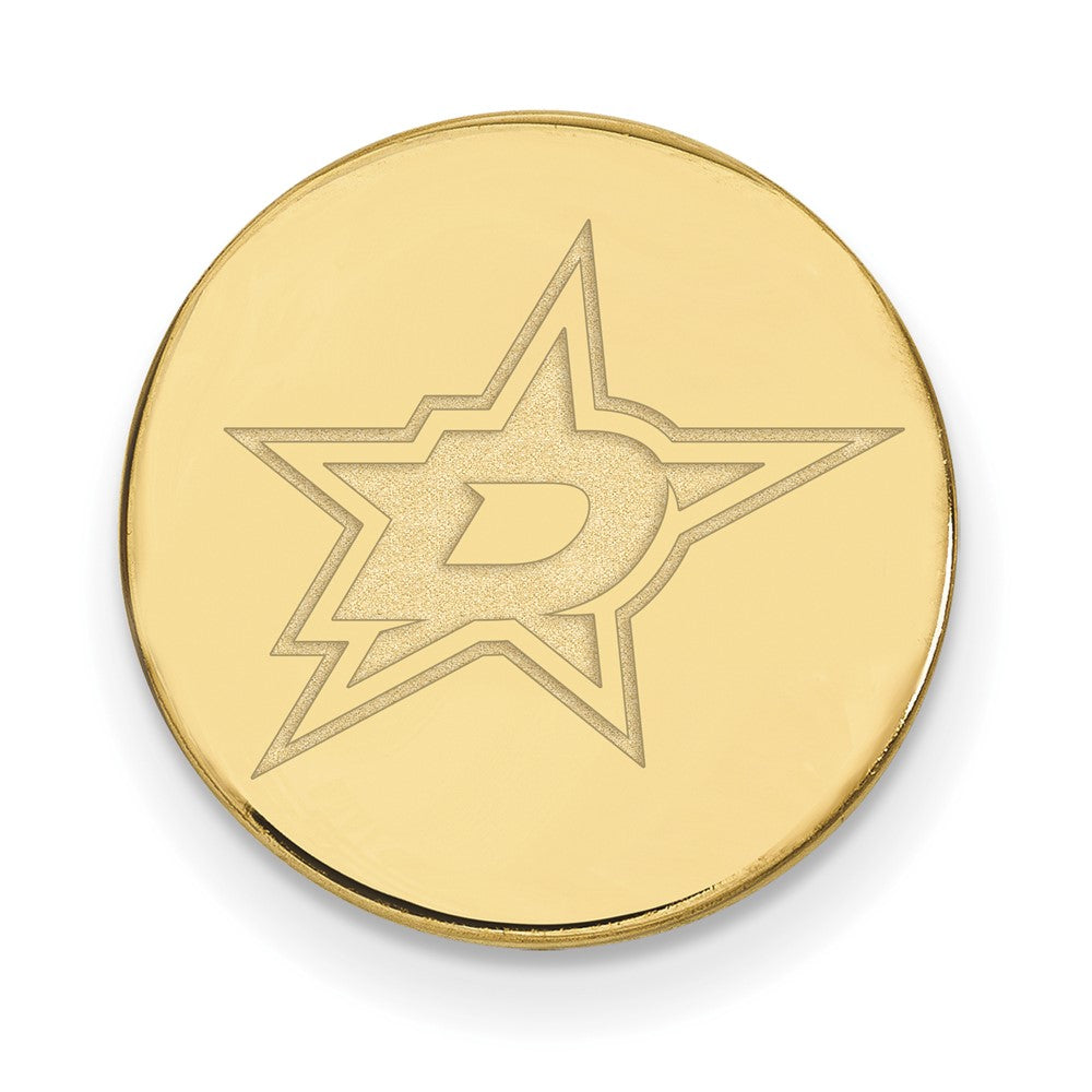 14k Gold NHL LogoArt Dallas Stars Lapel Pin