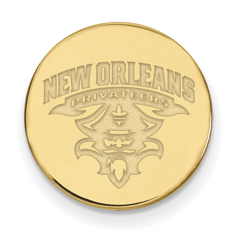 14k Gold LogoArt University of New Orleans U-N-O Lapel Pin