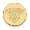 Sterling Silver Gold-plated LogoArt University of New Orleans U-N-O Lapel Pin