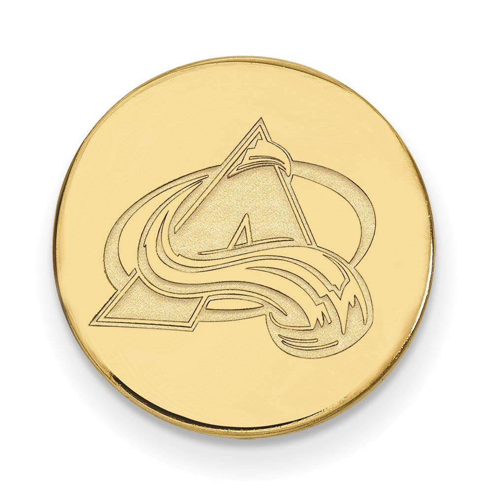 14k Gold NHL LogoArt Colorado Avalanche Lapel Pin