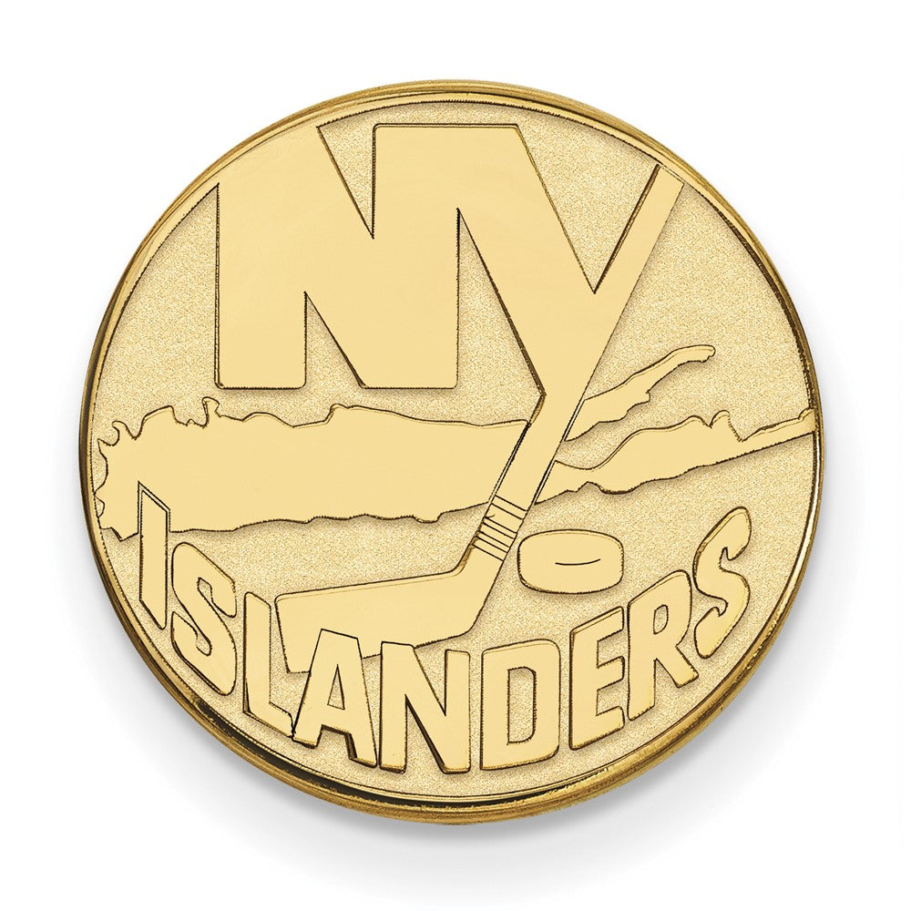 14k Gold NHL LogoArt New York Islanders Lapel Pin
