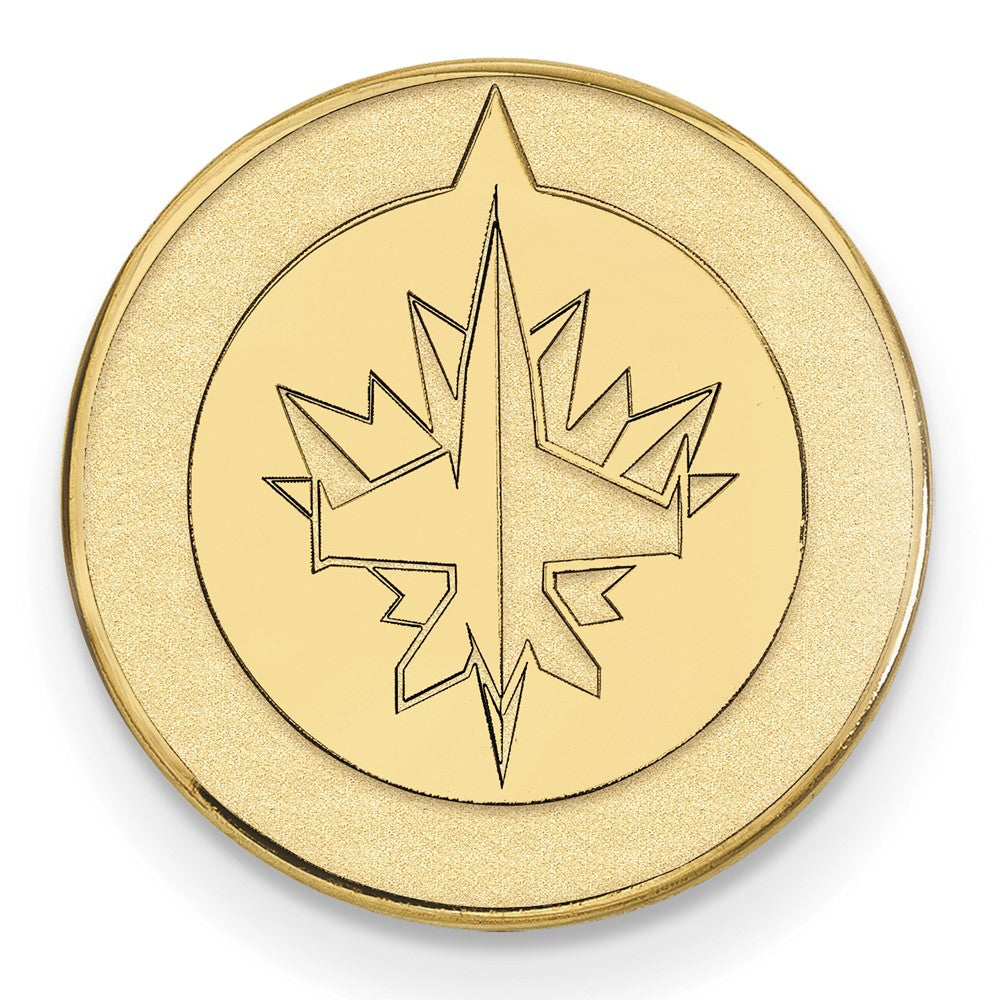 14k Gold NHL LogoArt Winnipeg Jets Lapel Pin