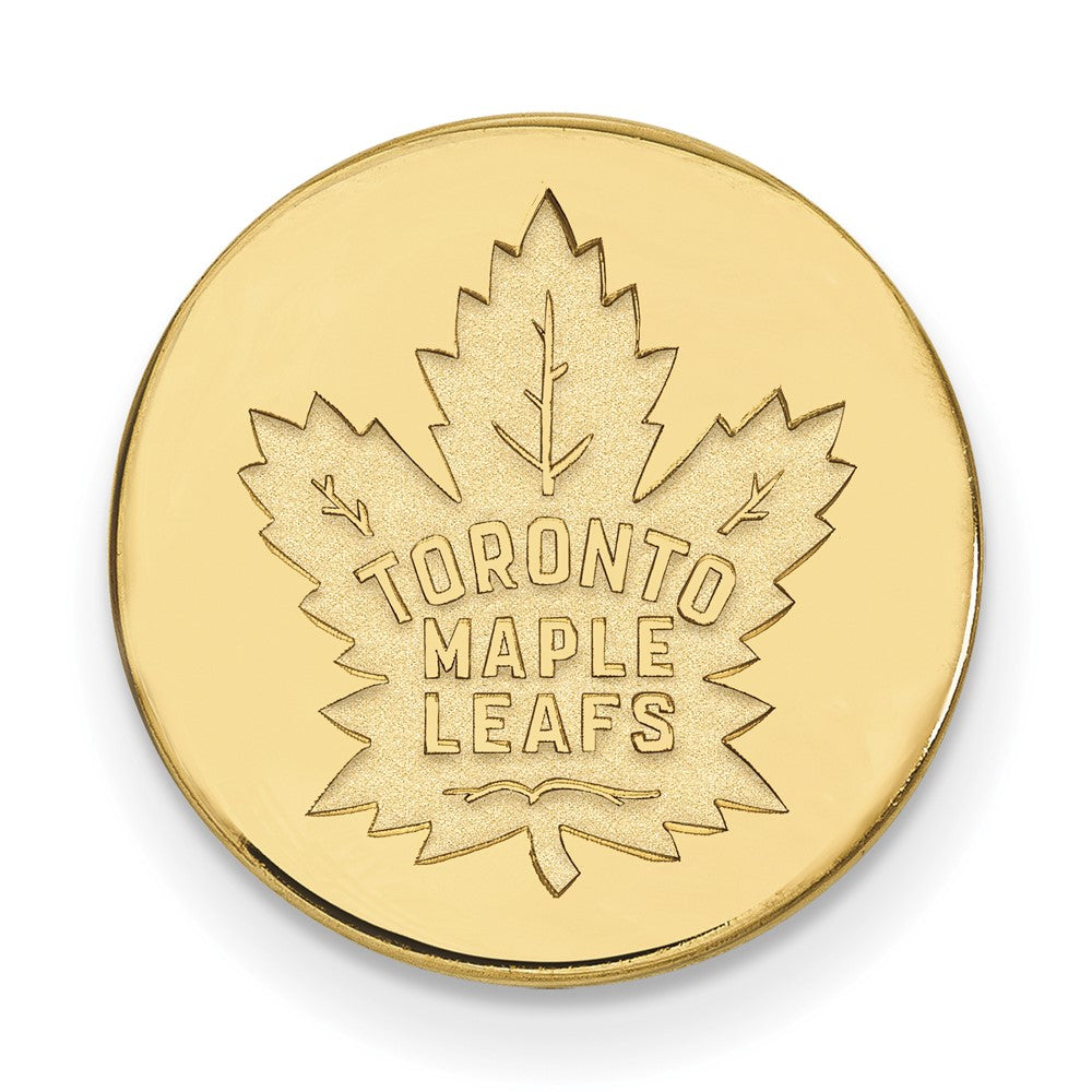 14k Gold NHL LogoArt Toronto Maple Leafs Lapel Pin