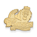 Sterling Silver Gold-plated LogoArt Old Dominion University Lapel Pin