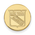 14k Gold NHL LogoArt New York Rangers Lapel Pin