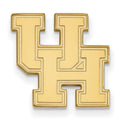 Sterling Silver Gold-plated LogoArt University of Houston U-H Lapel Pin