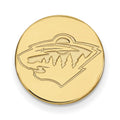 14k Gold NHL LogoArt Minnesota Wild Lapel Pin
