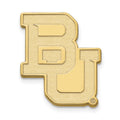 Sterling Silver Gold-plated LogoArt Baylor University Bears Lapel Pin