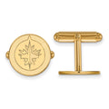 14k Gold NHL LogoArt Winnipeg Jets Cuff Links