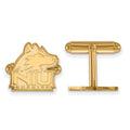 14k Gold LogoArt Northern Illinois University N-I-U Huskies Cuff Links