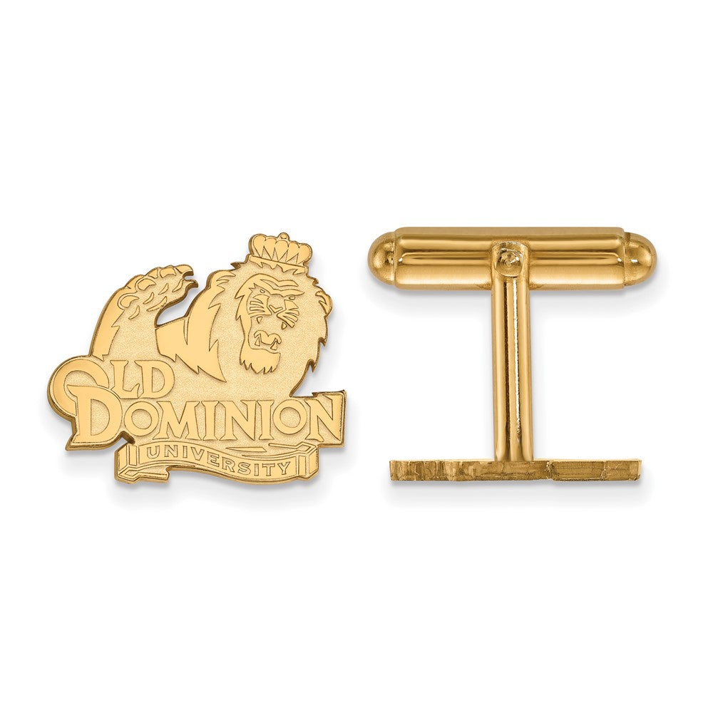 Sterling Silver Gold-plated LogoArt Old Dominion University Cuff Links